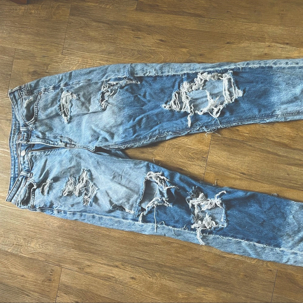 Ripped American eagle jeans